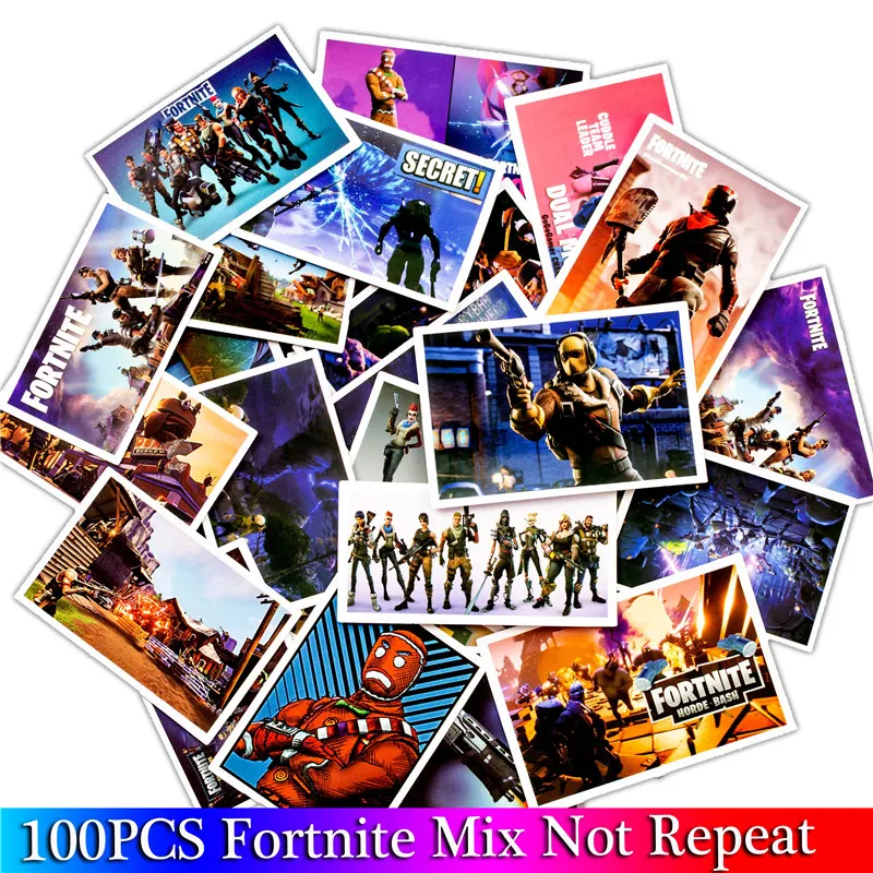 100 PCS Game Sticker Anime Animal Stickers Gifts for Children To Laptop Suitcase Guitar Fridge Bicycle Toy stickers (2)