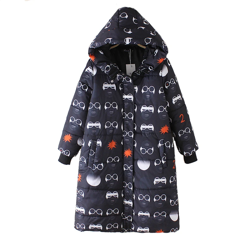 Plus size Winter Parka Women Down cotton Jacket Thick Warm print Coat Hooded Tops Loose Large size Female Long Cotton Coats N319
Plus size Winter Parka Women Down cotton Jacket Thick Warm print Coat Hooded Tops Loose Large size Female Long Cotton Coats N319