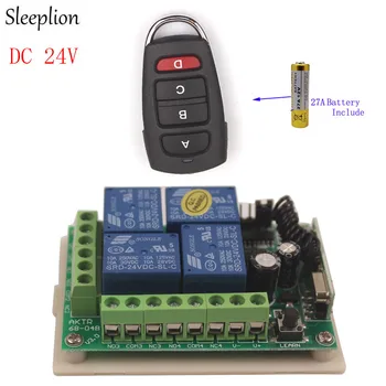 Sleeplion 315/433MHz 24V 4Channel Universal Remote Control Switch Wireless Remote Control Garage Door Switch 24V 4CH Module
Sleeplion 315/433MHz 24V 4Channel Universal Remote Control Switch Wireless Remote Control Garage Door Switch 24V 4CH Module