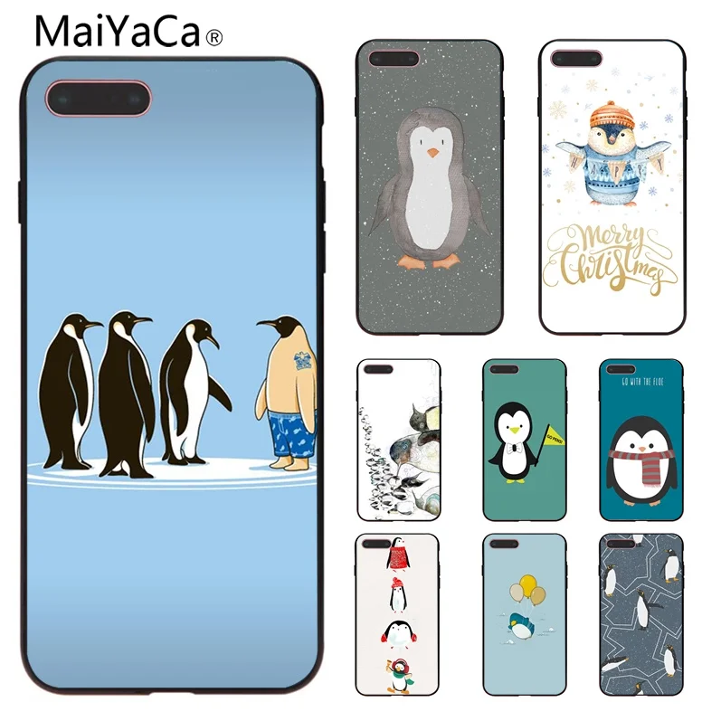 MaiYaCa Cute Penguin Black TPU Soft Rubber Phone Case For iPhone X 8 8Plus 7 7 Plus Mobile cover
MaiYaCa Cute Penguin Black TPU Soft Rubber Phone Case For iPhone X 8 8Plus 7 7 Plus Mobile cover