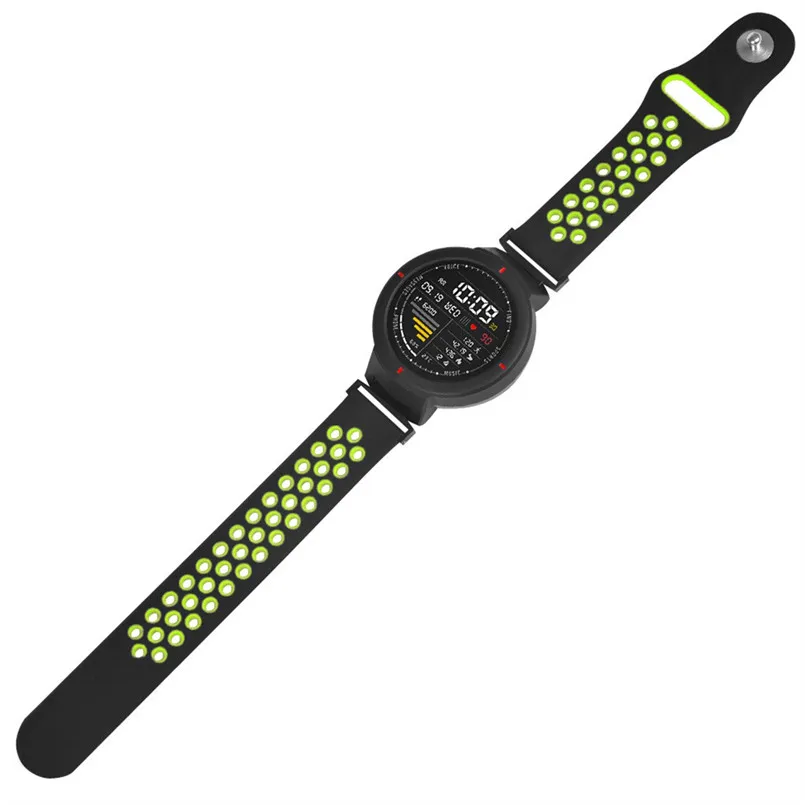 Fashion Watch Band Sports Soft Silicone Replacement Watch Band Wrist Strap For Huami Amazfit Verge 20x240mm 40AP531