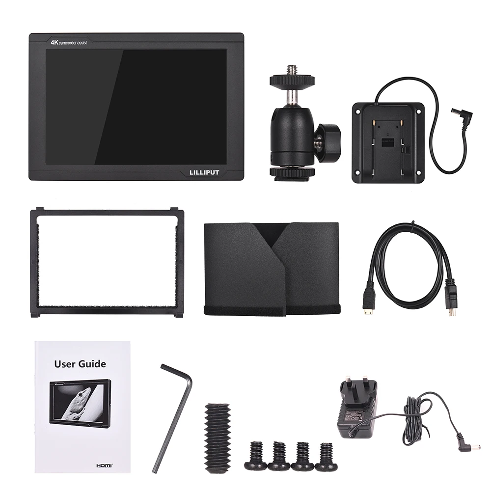 LILLIPUT FS7 Camera Monitor with 7 Inch IPS Full 4K HD Display 1000:1 Contrast 1920x1200 Resolution for Camcorder DSLR UK Plug
LILLIPUT FS7 Camera Monitor with 7 Inch IPS Full 4K HD Display 1000:1 Contrast 1920x1200 Resolution for Camcorder DSLR UK Plug