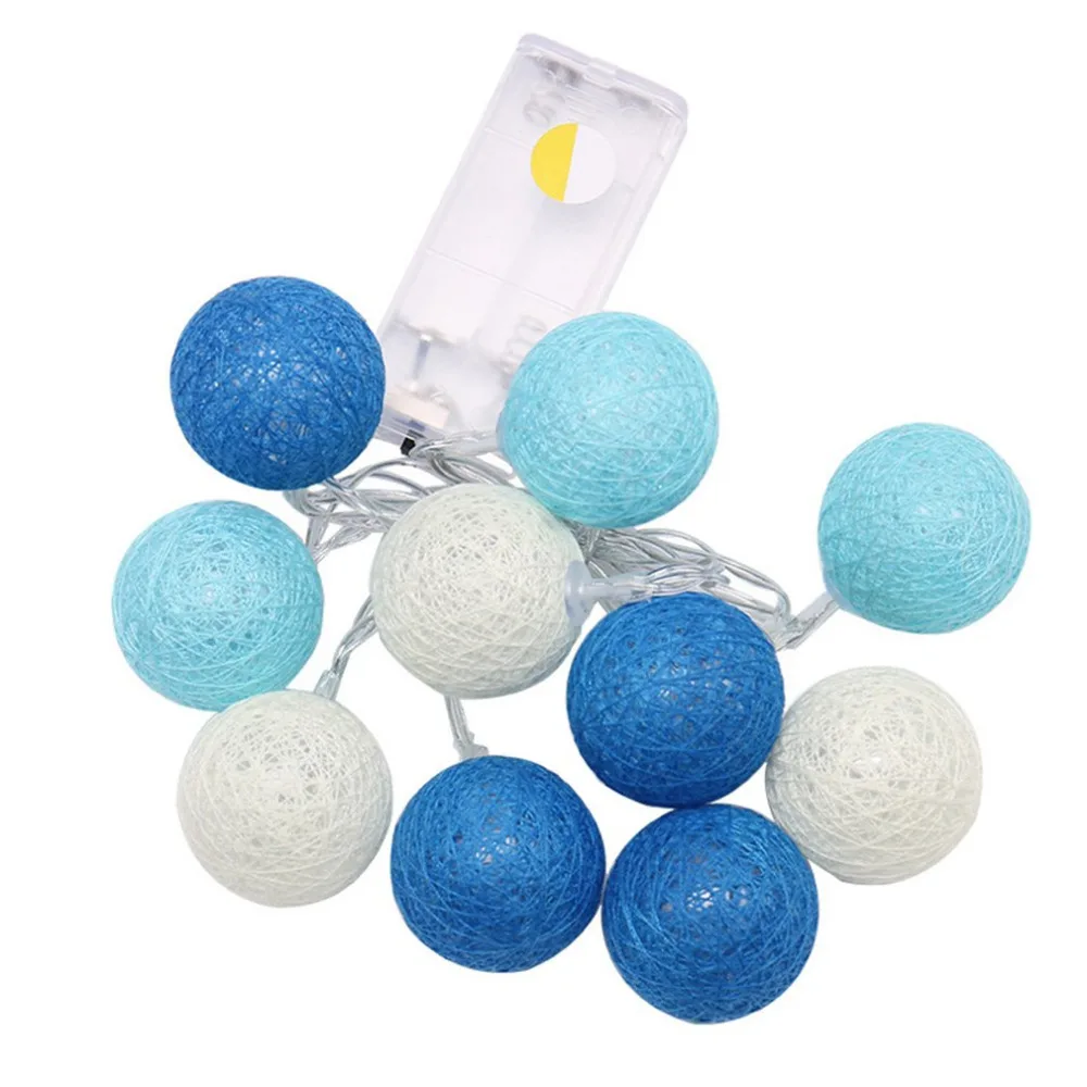 LED Ball String Lights Bettery 2.3M/1.2M 20 LEDs Cotton Wedding Party holiday Bedroom Decorations Fairy Lamp
LED Ball String Lights Bettery 2.3M/1.2M 20 LEDs Cotton Wedding Party holiday Bedroom Decorations Fairy Lamp