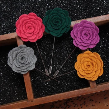 12PCS 3.6cm Handmade Fabric Flower Lapel Pin Men Brooch Suit Boutonniere Wedding Groomsman Flower Long Pin wholesale 15 Colors
12PCS 3.6cm Handmade Fabric Flower Lapel Pin Men Brooch Suit Boutonniere Wedding Groomsman Flower Long Pin wholesale 15 Colors
