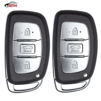 KEYECU 2 Pcs 3 Button Smart Remote Key Control Fob 434MHz with ID46 PCF7952 Chip Uncut Blade for Hyundai Elantra Verna 2013+
KEYECU 2 Pcs 3 Button Smart Remote Key Control Fob 434MHz with ID46 PCF7952 Chip Uncut Blade for Hyundai Elantra Verna 2013+