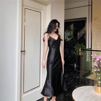Summer Long Nightgowns Sleepshirts Satin Sleepwear Chemise Sleep Lounge Night Silk Dress Elegant Sexy Ladies Nightwear Plus Size
Summer Long Nightgowns Sleepshirts Satin Sleepwear Chemise Sleep Lounge Night Silk Dress Elegant Sexy Ladies Nightwear Plus Size