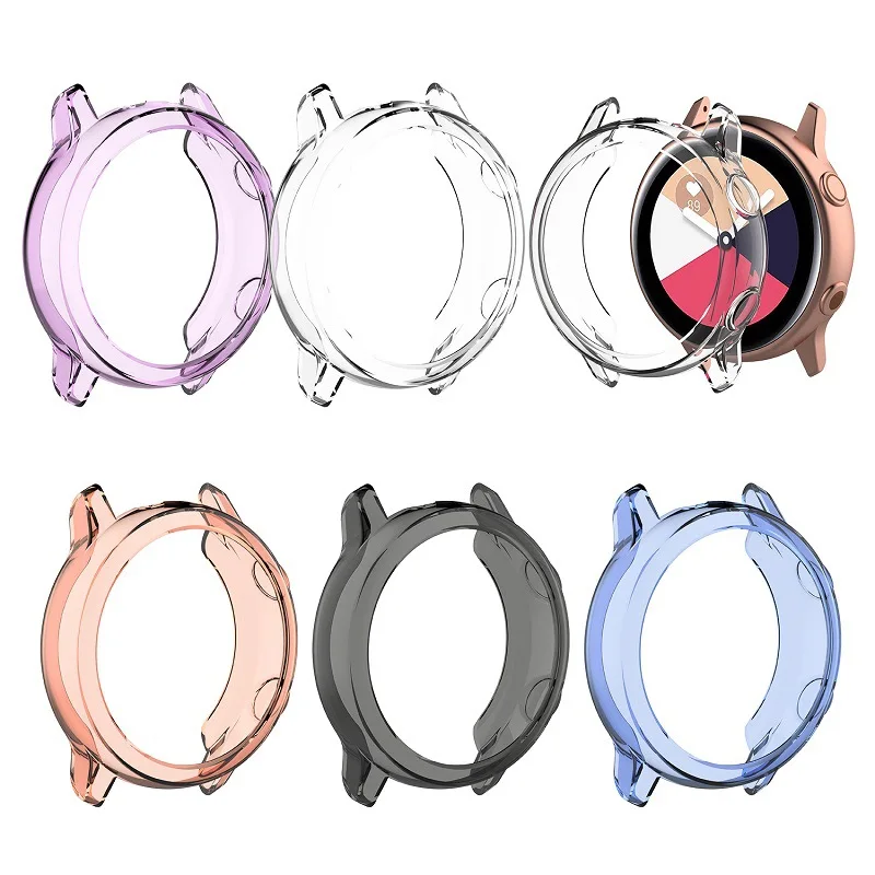 Silicone Protective Case for samsung galaxy watch active 40MM R500 Smartwatch TPU Protector Case Cover Shell Frame Transparent
Silicone Protective Case for samsung galaxy watch active 40MM R500 Smartwatch TPU Protector Case Cover Shell Frame Transparent