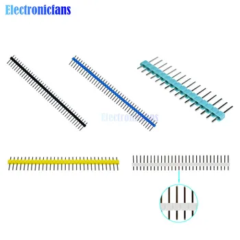 10Pcs Single Row Male Pin Header 40Pin 2.54mm Straight Pin Header Strip Connector for PCB Board DIY Soldering Welding
10Pcs Single Row Male Pin Header 40Pin 2.54mm Straight Pin Header Strip Connector for PCB Board DIY Soldering Welding