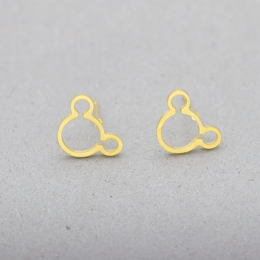 Minimalist Design Cute Hollow Mouse Earrings Girls Gift Cartoon Style Baby Mouse Stud Earring Stainless Steel Simple Brincos
Minimalist Design Cute Hollow Mouse Earrings Girls Gift Cartoon Style Baby Mouse Stud Earring Stainless Steel Simple Brincos