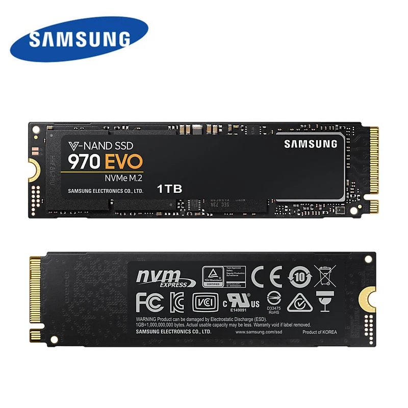 SAMSUNG HDD Original Brand 970EVO Plus Solid State Drive SSD 1TB 250g/500g M.2 V-NAND Hard Disk M2 PCIe 3.0x4 For Laptop Desktop
SAMSUNG HDD Original Brand 970EVO Plus Solid State Drive SSD 1TB 250g/500g M.2 V-NAND Hard Disk M2 PCIe 3.0x4 For Laptop Desktop