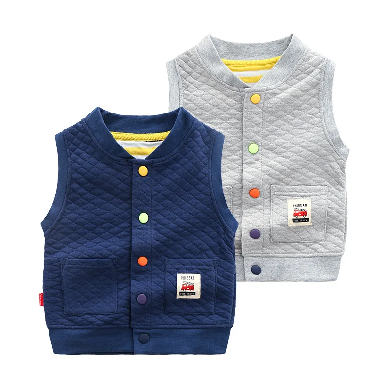 2019 Autumn Winter New Fashion boys vest Cartoon thick Waistcoats Warm Gray Blue 24M 3 4 5 6 7T Vestiti Kids Children's Clothes
2019 Autumn Winter New Fashion boys vest Cartoon thick Waistcoats Warm Gray Blue 24M 3 4 5 6 7T Vestiti Kids Children's Clothes