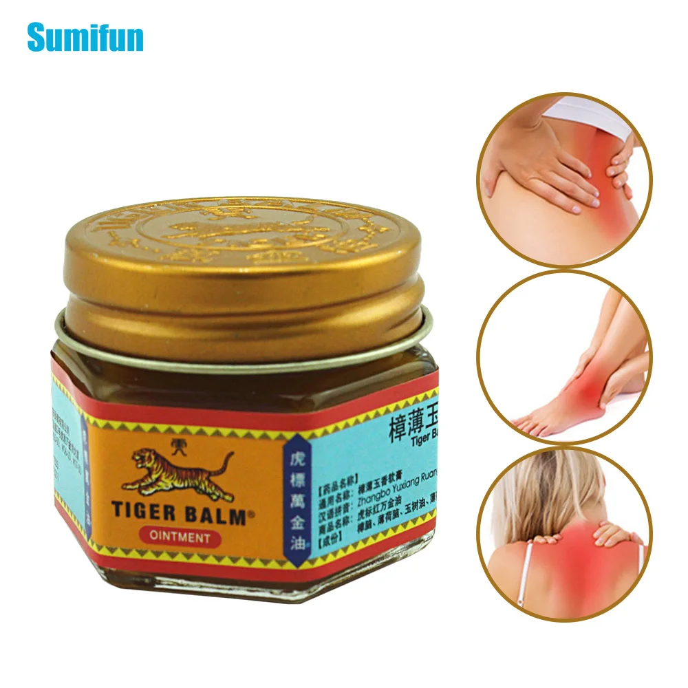 Sumifun 100% Original Vienam Red/White Tiger Balm Ointment Back Neck Muscle Pain Relief Skin Care Cream 19.4g
Sumifun 100% Original Vienam Red/White Tiger Balm Ointment Back Neck Muscle Pain Relief Skin Care Cream 19.4g