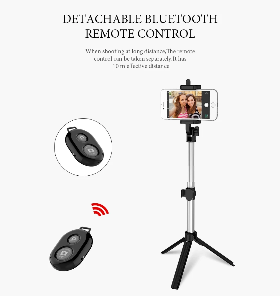 Bluetooth Selfie Stick Tripod (3)