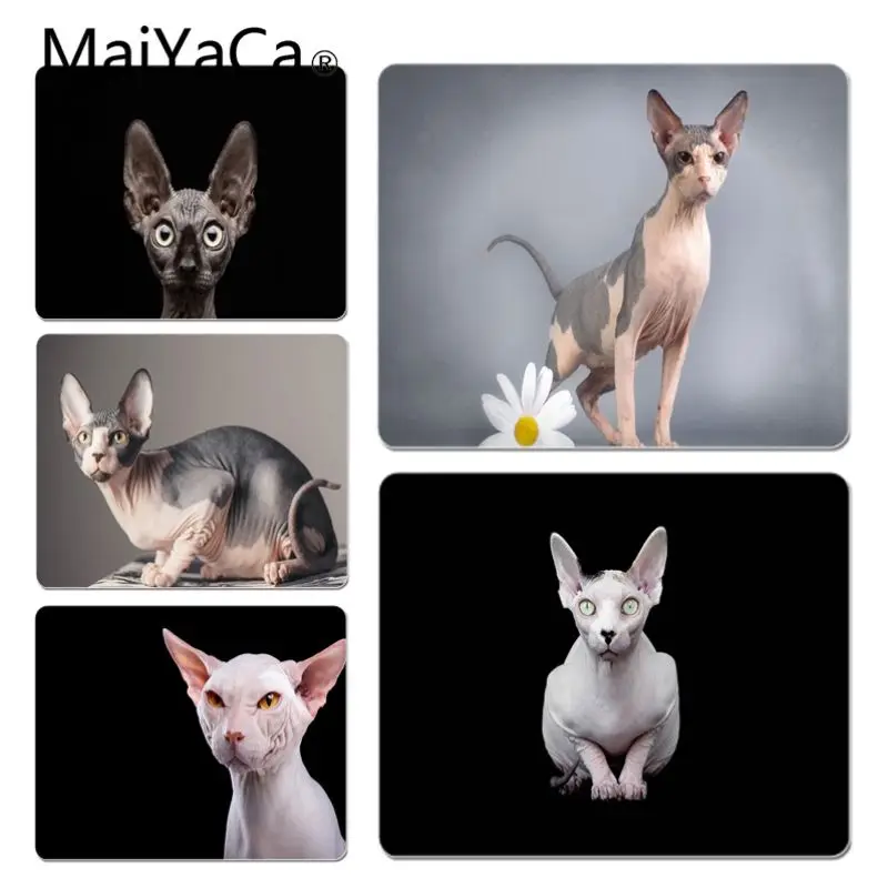 MaiYaCa мой любимый крутой Сфинкс Кот большой коврик для мыши ПК компьютерный модный