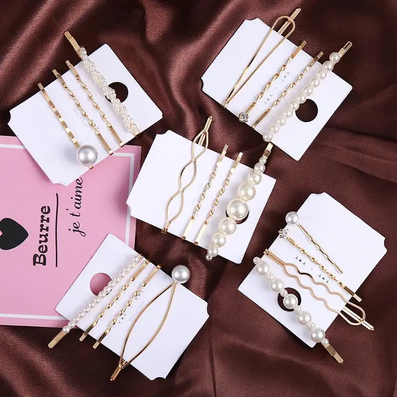 2019 fashion 4Pcs/Set Pearl Metal Hair Clips Women Hairpin Girls Hairpins Barrette Bobby Pin Hairgrip Hair Accessories Dropship
2019 fashion 4Pcs/Set Pearl Metal Hair Clips Women Hairpin Girls Hairpins Barrette Bobby Pin Hairgrip Hair Accessories Dropship