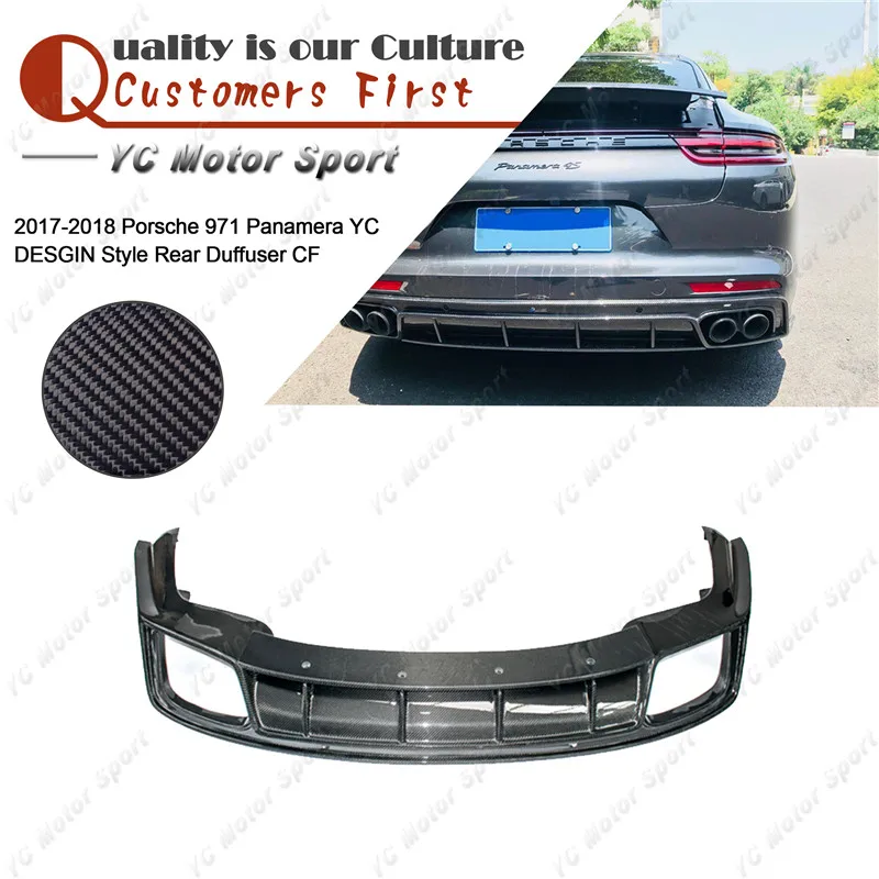 Car Accessories Carbon Fiber YC DESGIN Style Rear Diffuser Fit For 2017-2018 Panamera 971 Rear Duffuser Lip
Car Accessories Carbon Fiber YC DESGIN Style Rear Diffuser Fit For 2017-2018 Panamera 971 Rear Duffuser Lip