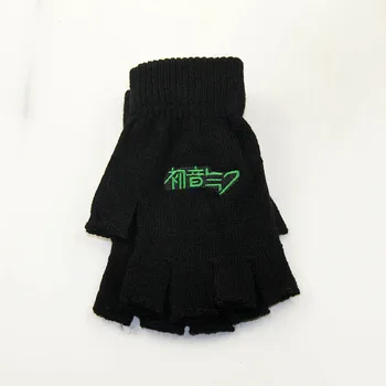 Men Women Gloves Anime Hatsune Miku Logo Half Finger Cashmere Plush Knit Gloves Winter Warm Mitten Handschoenen Christmas
Men Women Gloves Anime Hatsune Miku Logo Half Finger Cashmere Plush Knit Gloves Winter Warm Mitten Handschoenen Christmas