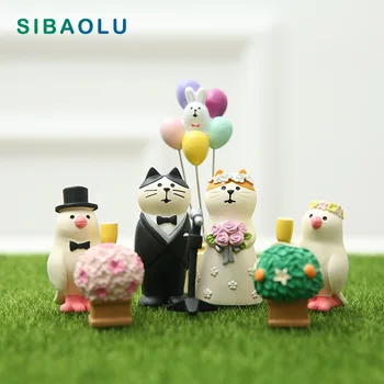 2pcs Zakka Wedding Cats Miniature figurine Resin Toy Creative Gifts wedding decoration garden statue Home garden Decole
2pcs Zakka Wedding Cats Miniature figurine Resin Toy Creative Gifts wedding decoration garden statue Home garden Decole