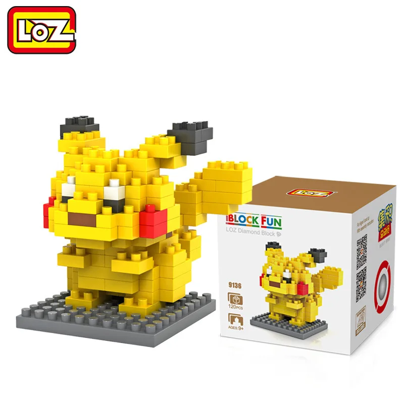 LOZ Single Sale new Pikachu Cute Doll Diamond Bricks Pocket Monster Cartoon Model Building Blocks ClassicToys for Children 9136
LOZ Single Sale new Pikachu Cute Doll Diamond Bricks Pocket Monster Cartoon Model Building Blocks ClassicToys for Children 9136