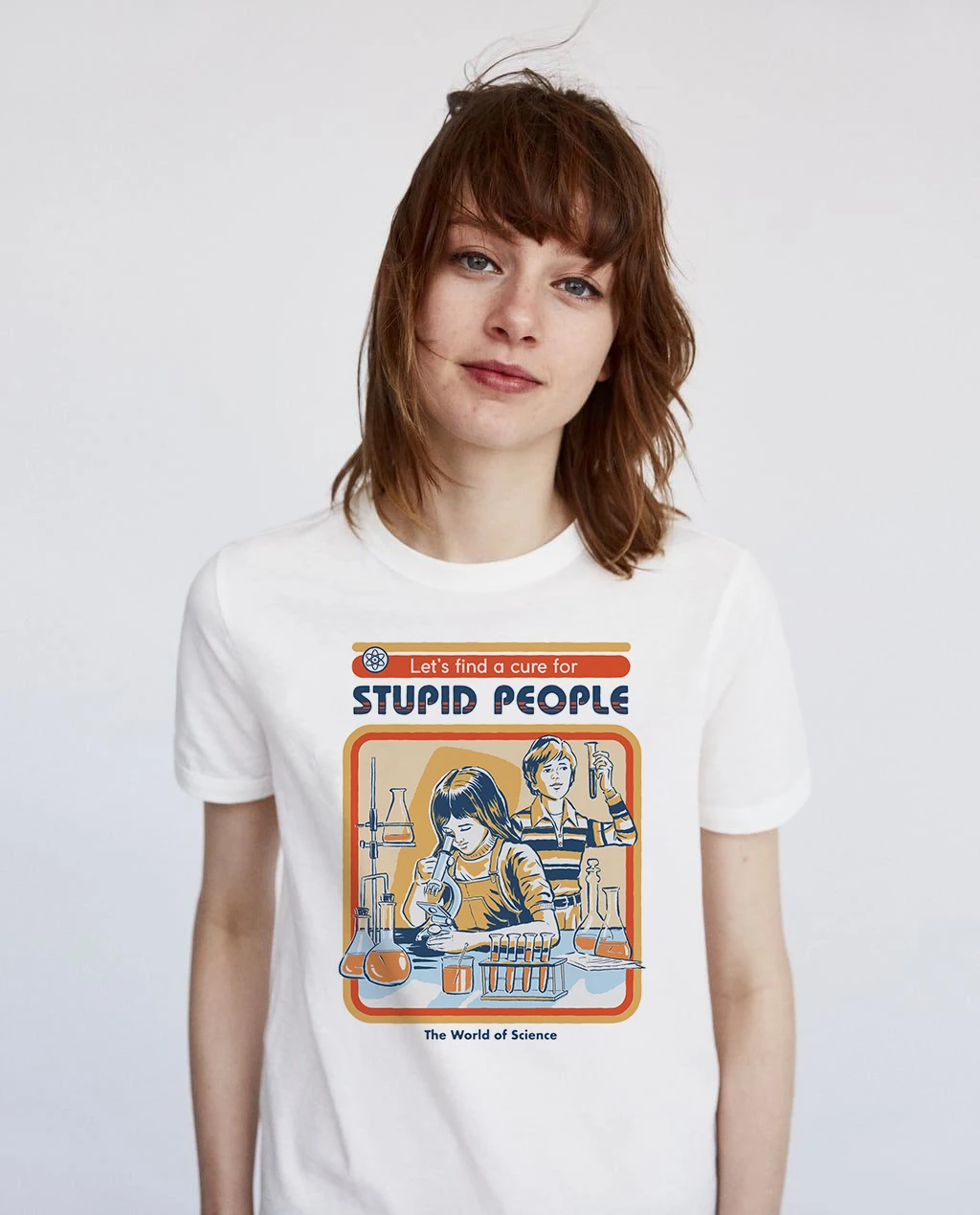 New Brand Vintage Women Tops Funny Let's Find A Cure for Stupid People Letters Printed Summer Graphic Harajuk Tumblr T-Shirt
New Brand Vintage Women Tops Funny Let's Find A Cure for Stupid People Letters Printed Summer Graphic Harajuk Tumblr T-Shirt