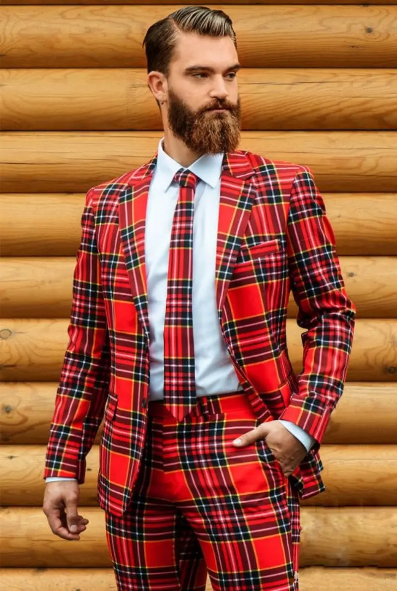 Fashionable Two Buttons Groom Tuxedos Notch Lapel Groomsmen Mens Wedding Suits Blazers (Jacket+Pants+Tie) W:631
Fashionable Two Buttons Groom Tuxedos Notch Lapel Groomsmen Mens Wedding Suits Blazers (Jacket+Pants+Tie) W:631