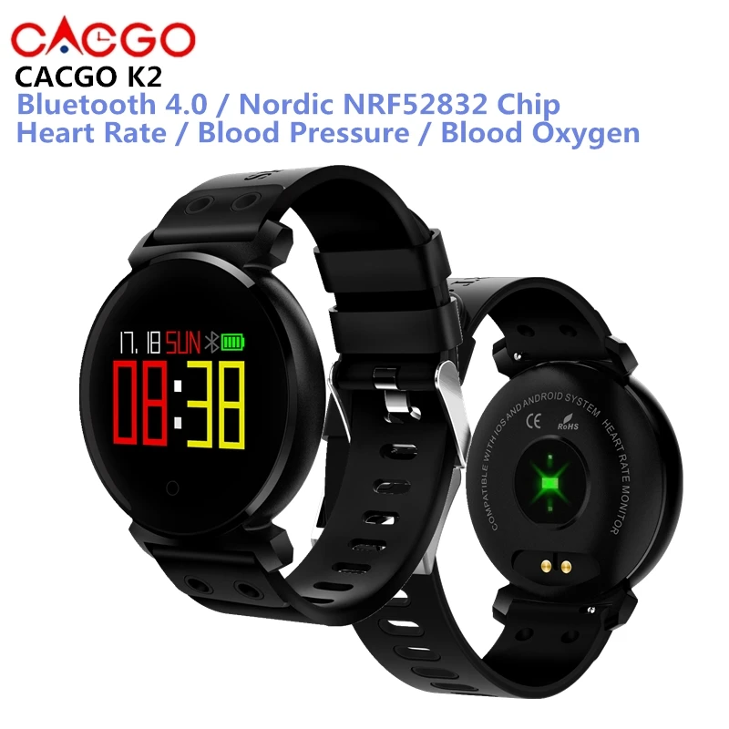 Original CACGO K2 Smartwatch Bluetooth Nordic NRF52832 Sleep/Heart Rate/Blood Pressure/Blood Oxygen/Calories For IOS/Android
Original CACGO K2 Smartwatch Bluetooth Nordic NRF52832 Sleep/Heart Rate/Blood Pressure/Blood Oxygen/Calories For IOS/Android