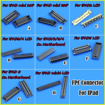 New FPC Connector For iPad 2 3 4 5 Mini4 20pin 32pin Lcd Digitizer / Touch Screen Connector Clip On Motherboard Main Board
New FPC Connector For iPad 2 3 4 5 Mini4 20pin 32pin Lcd Digitizer / Touch Screen Connector Clip On Motherboard Main Board