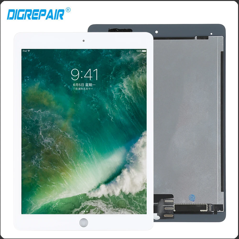 White LCD For iPad Pro 9.7 A1673 A1674 A1675 LCD Display Touch Screen Digitizer Replacements A1674 LCD For ipad Pro 9.7 Screen
White LCD For iPad Pro 9.7 A1673 A1674 A1675 LCD Display Touch Screen Digitizer Replacements A1674 LCD For ipad Pro 9.7 Screen