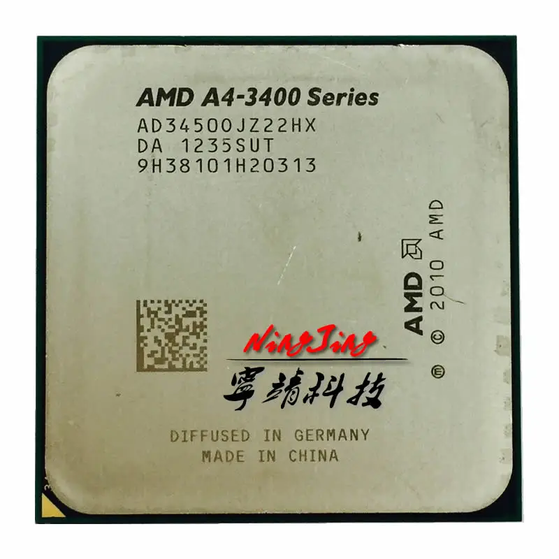 AMD A4-Series A4-3450 3450 2.9 GHz Dual-Core CPU Processor AD3450OJZ22HX Socket FM1
AMD A4-Series A4-3450 3450 2.9 GHz Dual-Core CPU Processor AD3450OJZ22HX Socket FM1