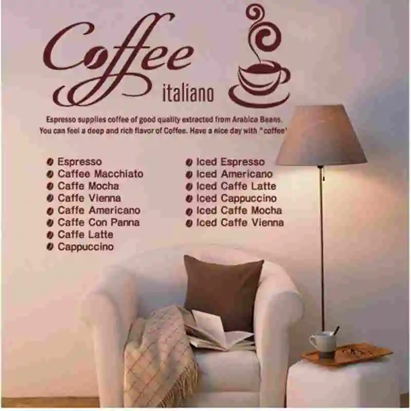 Coffee Shop Sticker Bean Milk Tea Decal Cup Poster Vinyl Art Wall Decor Mural Decoration Break Bread Cafe Glass Decals
Coffee Shop Sticker Bean Milk Tea Decal Cup Poster Vinyl Art Wall Decor Mural Decoration Break Bread Cafe Glass Decals