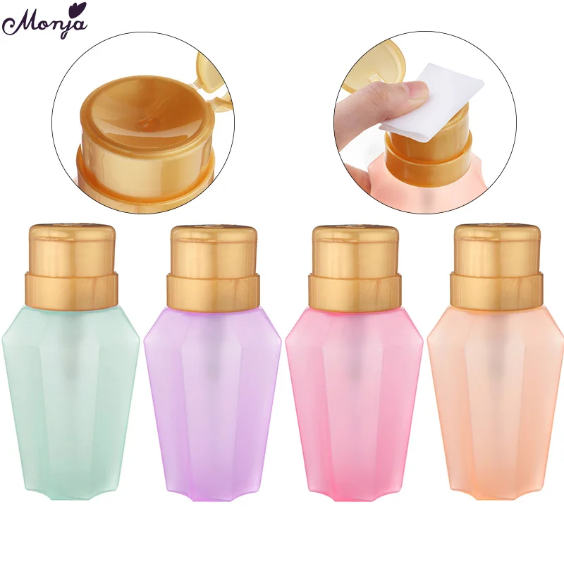 Monja 250ml Nail Art Rhombus Empty Press Pump Bottle UV Gel Remover Water Liquid Storage Container Dispenser Manicure Tool
Monja 250ml Nail Art Rhombus Empty Press Pump Bottle UV Gel Remover Water Liquid Storage Container Dispenser Manicure Tool