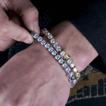 TOPGRILLZ 3mm 4mm AAA+ Cubic Zirconia Tennis Bracelet ICED OUT Hip Hop Jewelry Iced Out 1 Row Gold CZ Charms Bracelet For Gifts
TOPGRILLZ 3mm 4mm AAA+ Cubic Zirconia Tennis Bracelet ICED OUT Hip Hop Jewelry Iced Out 1 Row Gold CZ Charms Bracelet For Gifts