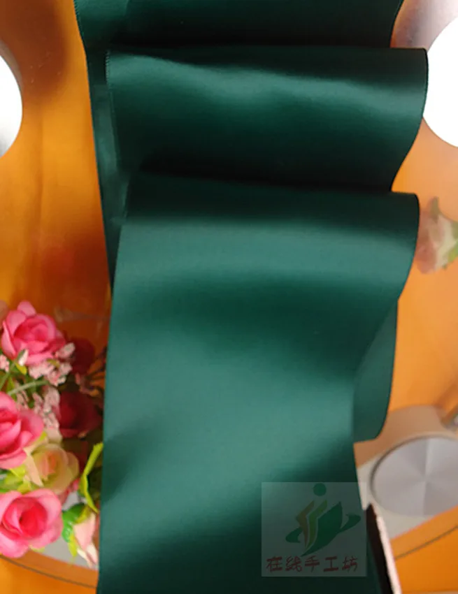 100mm double faced ribbon blackish green ribbon diy wedding chair back and colored ribbon 10cm double faced ribbon ultra wide
100mm double faced ribbon blackish green ribbon diy wedding chair back and colored ribbon 10cm double faced ribbon ultra wide