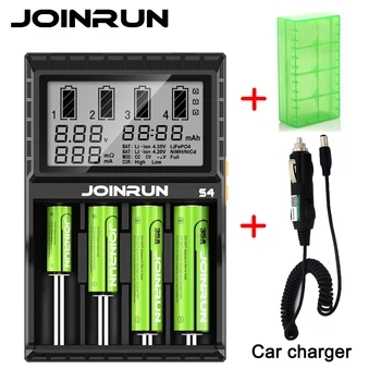 Joinrun S4 18650 Smart Battery Charger For 18650 14500 16340 26650 Ni-MH AAA AA Smart Li-ion Battery Charger with Battery case
Joinrun S4 18650 Smart Battery Charger For 18650 14500 16340 26650 Ni-MH AAA AA Smart Li-ion Battery Charger with Battery case