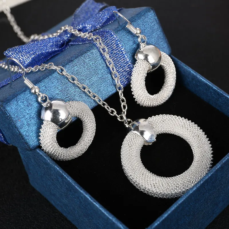 Fashion Round Ring Shape Choker Necklace Chunky Statement Chain Necklace Earrings Silver Plated Jewelry Sets For Women Giftd
Fashion Round Ring Shape Choker Necklace Chunky Statement Chain Necklace Earrings Silver Plated Jewelry Sets For Women Giftd