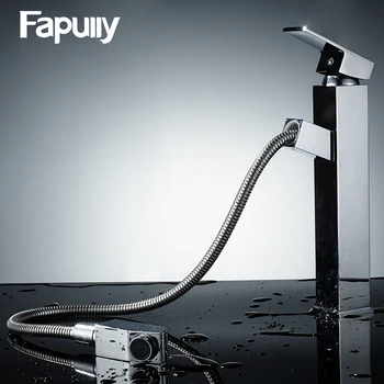 Fapully Basin Sink Pull Out Down Mixer Tap Brass Chrome Wash Single Lever Bathroom Basin Faucet Tall 528-22C
Fapully Basin Sink Pull Out Down Mixer Tap Brass Chrome Wash Single Lever Bathroom Basin Faucet Tall 528-22C