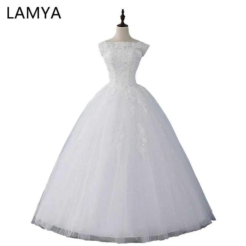 LAMYA Princess Off The Shoulder Wedding Dresses Cheap Lace Up Bridal Gown Vintage Plus Size vestidos de noiva Real Photo
LAMYA Princess Off The Shoulder Wedding Dresses Cheap Lace Up Bridal Gown Vintage Plus Size vestidos de noiva Real Photo