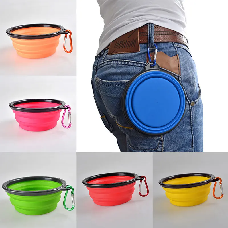 Pecute Travel Folding Silicone Pet Cat Feeding Water Food Bowl Cup with Carabiner Portable
Pecute Travel Folding Silicone Pet Cat Feeding Water Food Bowl Cup with Carabiner Portable