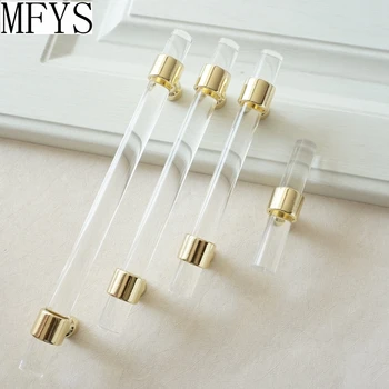3.75" 5" 6.3" Drawer Handle Acrylic Clear Gold Dresser Pulls Kitchen Cabinet Door Handle Pull Knob Hardware 96 128 160mm
3.75" 5" 6.3" Drawer Handle Acrylic Clear Gold Dresser Pulls Kitchen Cabinet Door Handle Pull Knob Hardware 96 128 160mm