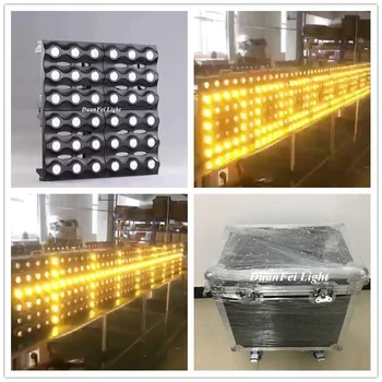 (flightcase) 4lot high bright stage blinder light 36x3w golden color led matrix light dmx led blinder
(flightcase) 4lot high bright stage blinder light 36x3w golden color led matrix light dmx led blinder