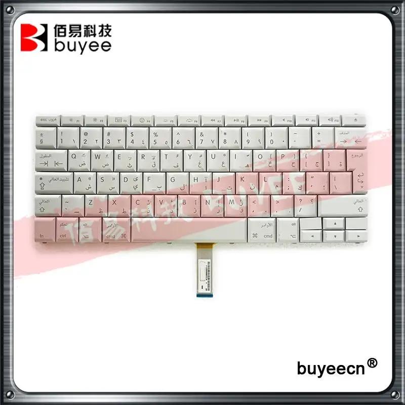 White A1260 A1226 A1211 Arabic AR Language Keyboard 15.4" For Macbook Pro Arabia Keyboards Original Replacement
White A1260 A1226 A1211 Arabic AR Language Keyboard 15.4" For Macbook Pro Arabia Keyboards Original Replacement