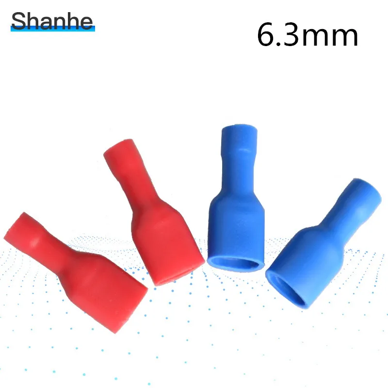 50pcs Fully Insulated Splice Wire Cable Connector 6.3mm Crimp Electrical Terminals Red Blue Kit Set
50pcs Fully Insulated Splice Wire Cable Connector 6.3mm Crimp Electrical Terminals Red Blue Kit Set
