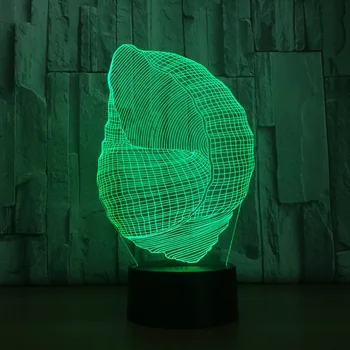 7 color 3D conch night light smart home lamp energy saving led lights strange creative home 1023
7 color 3D conch night light smart home lamp energy saving led lights strange creative home 1023