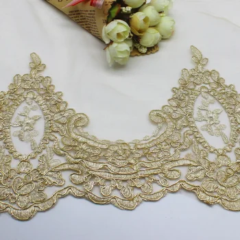 YACKALASI Gold Lace Fabrics Appliqued Champagne Gold Embroidered Wedding Lace Mesh Fabric Scalloped Sewing Trims Soft Tulle 26CM
YACKALASI Gold Lace Fabrics Appliqued Champagne Gold Embroidered Wedding Lace Mesh Fabric Scalloped Sewing Trims Soft Tulle 26CM