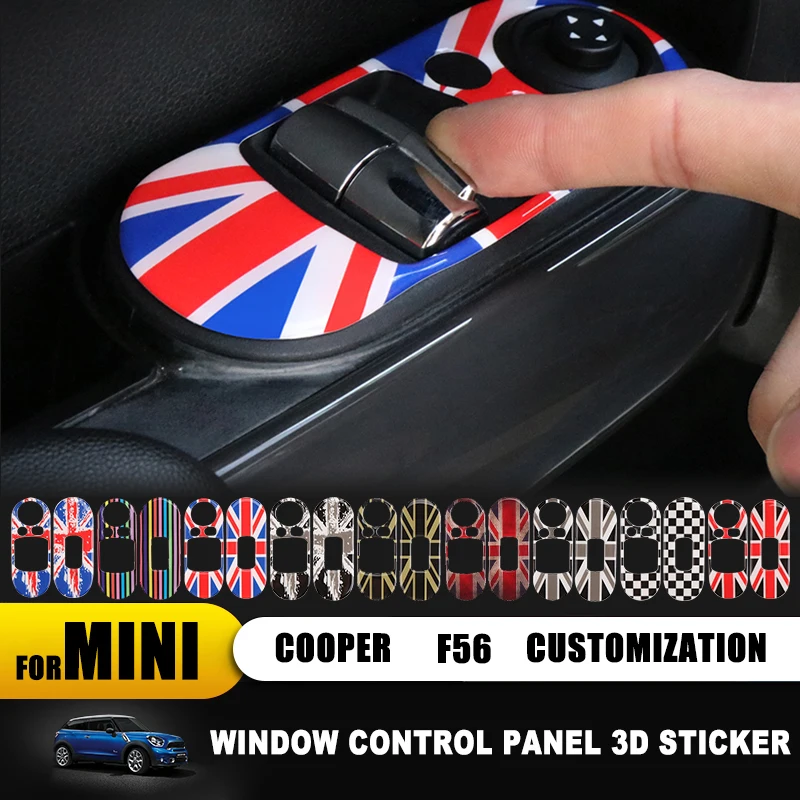 Union Jack Door Window Lifter Switch Control Panel Cover Stickers Decal for Mini Cooper S JCW One F56 Stickers Accessories
Union Jack Door Window Lifter Switch Control Panel Cover Stickers Decal for Mini Cooper S JCW One F56 Stickers Accessories