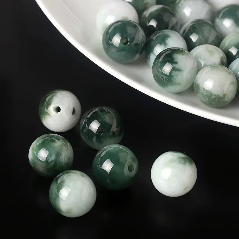 16PCS Natural Grade A Jade (Jadeite) loose Round bead/ Size: 13mm (Wholesale)
16PCS Natural Grade A Jade (Jadeite) loose Round bead/ Size: 13mm (Wholesale)