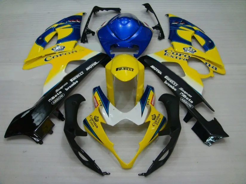 Injection mold Fairing kit for SUZUKI GSXR1000 05 06 GSX-R GSXR 1000 K5 2005 2006 Yellow blue black Fairings Set+gifts SD03
Injection mold Fairing kit for SUZUKI GSXR1000 05 06 GSX-R GSXR 1000 K5 2005 2006 Yellow blue black Fairings Set+gifts SD03