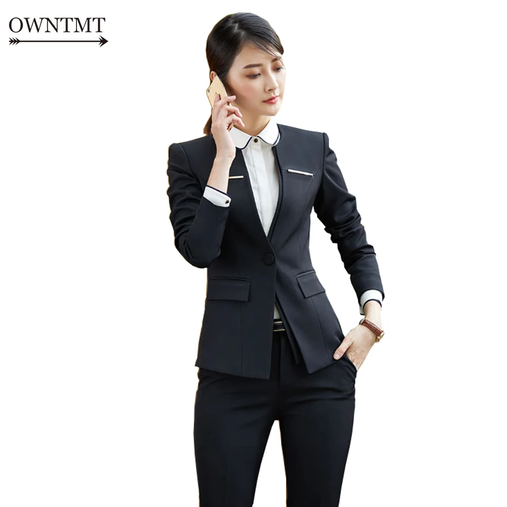 Professional Set Women Pant Suits Autumn Temperament Fashion Office Lady Long Sleeve Blazer with Pants Plus Size Slim Work Wear
Professional Set Women Pant Suits Autumn Temperament Fashion Office Lady Long Sleeve Blazer with Pants Plus Size Slim Work Wear