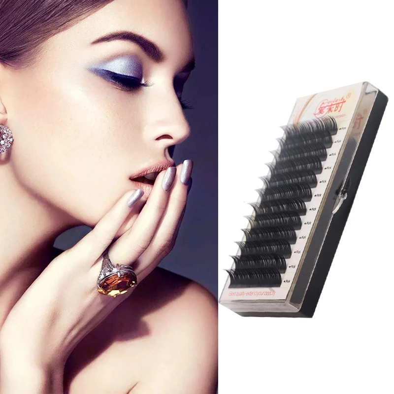 NEWCOME 3D Individual Eyelash Extension Natural Eye Lashes 100% Hand Made Black Long Eye Lashes 8-15mm Eyelash for Make Up Tools
NEWCOME 3D Individual Eyelash Extension Natural Eye Lashes 100% Hand Made Black Long Eye Lashes 8-15mm Eyelash for Make Up Tools