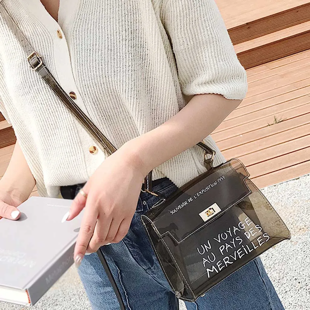 OCARDIAN Handbag New Fashion Bag For 2019 Women's Transparent Jelly Messenger Bag Solid Color Hasp Summer Handbag Dropship May2
OCARDIAN Handbag New Fashion Bag For 2019 Women's Transparent Jelly Messenger Bag Solid Color Hasp Summer Handbag Dropship May2